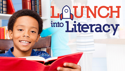 Launch into Literacy graphic
